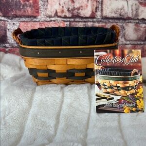 Longaberger Collectors Club 2000 Edition Renewal Basket